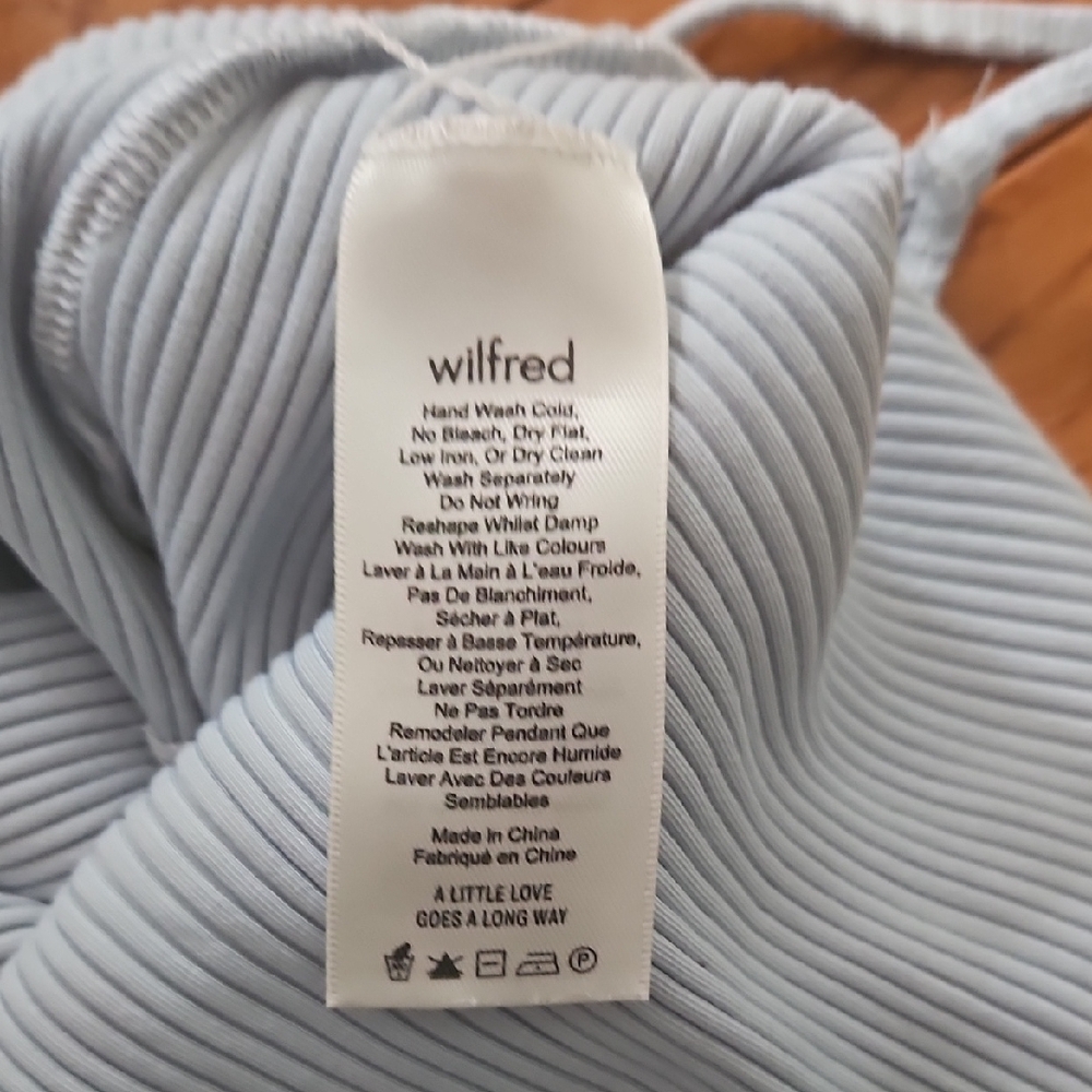 Wilfred Sky Blue Ribbed Bodysuit - Picture 4 of 5